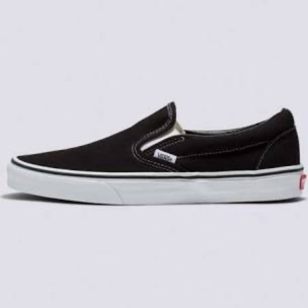 Black Slip On Vans Women's Size 9